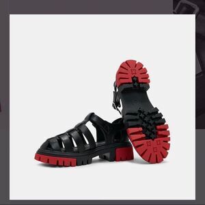 Koi Y2K Avalon gladiator sandals vegan goth Streetwear chunky fisherman